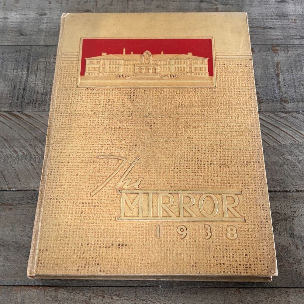 Annual Mirror 1938 Lima Central High School Yearbook – Signed – Lima, Ohio
